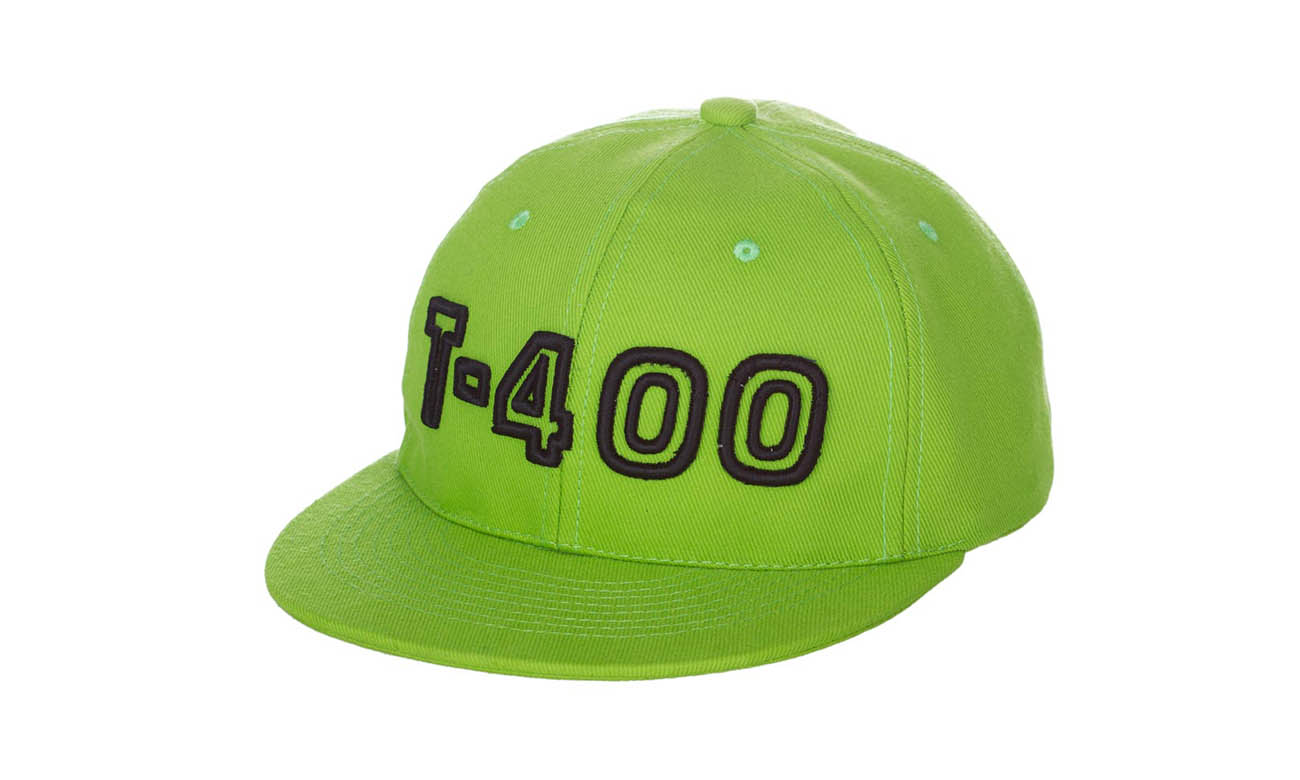 Hip-Hop Caps T-400 Apfelgrün Vorne Rechts