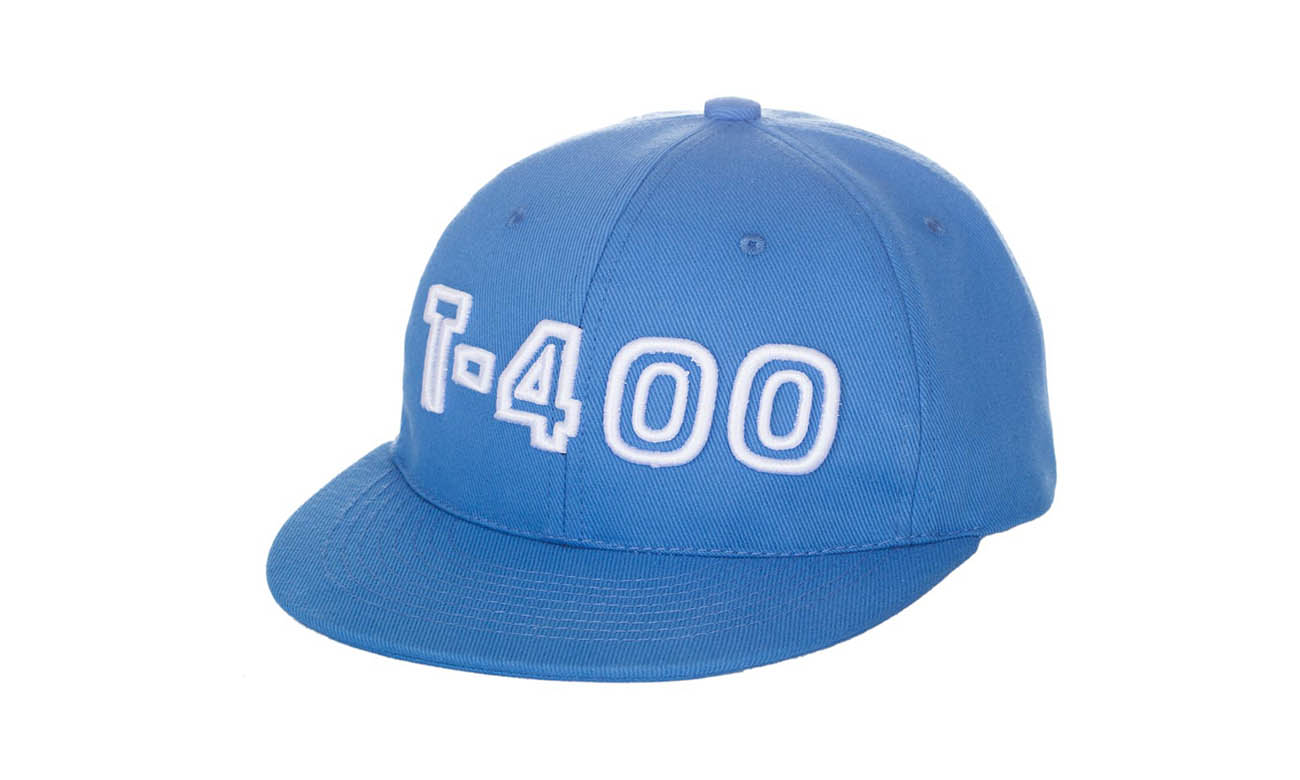 Hip-Hop Caps T-400 Azurblau Vorne Rechts