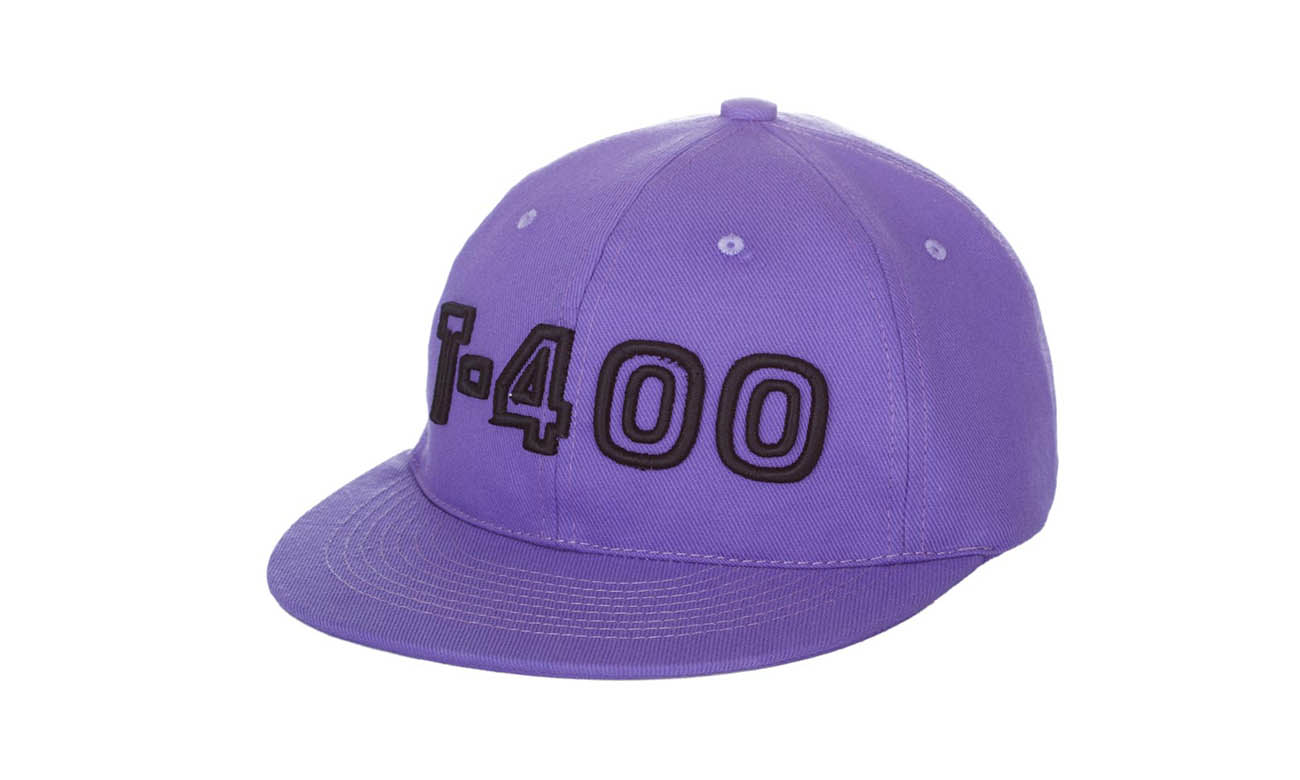 Hip-Hop Caps T-400 Flieder Vorne Rechts