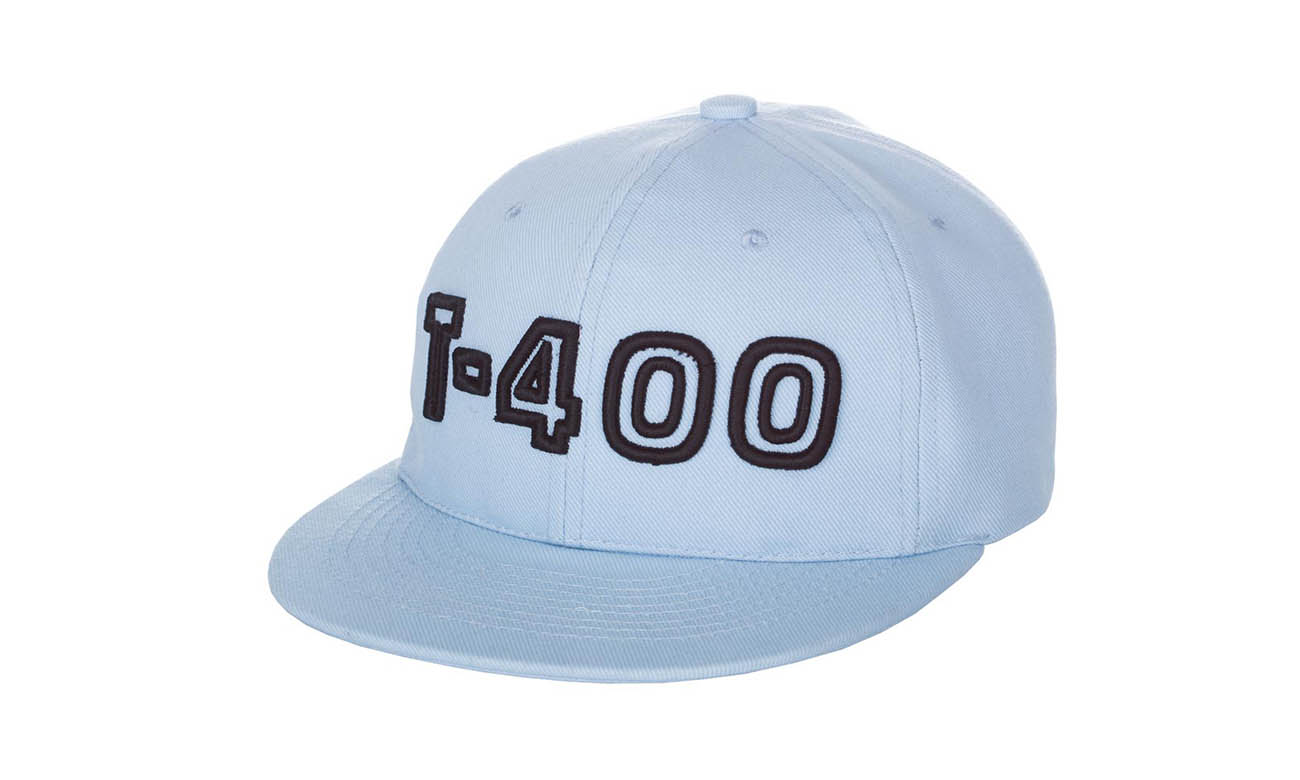 Hip-Hop Caps T-400 Hellblau Vorne Rechts