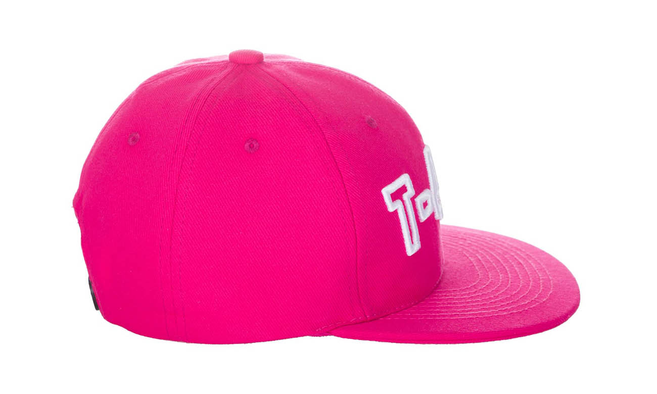 Hip-Hop Caps T-400 Pink Seitlich Links