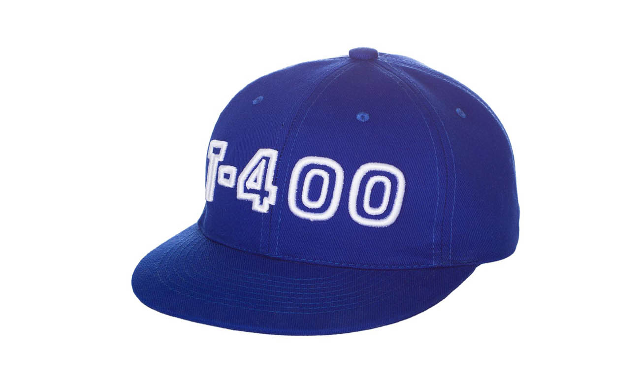 Hip-Hop Caps T-400 Royalblau Vorne Rechts
