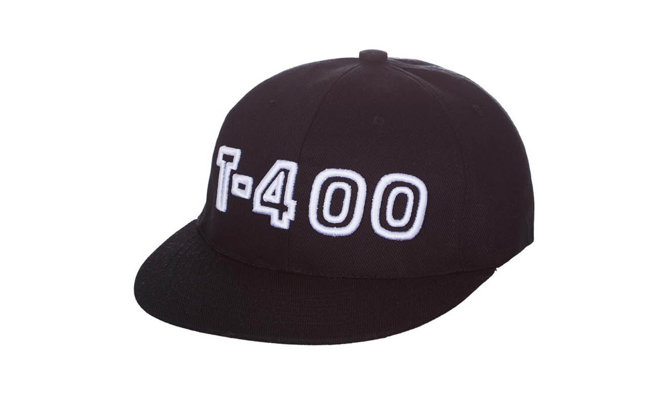 Hip-Hop Caps T-400 Schwarz Vorne Rechts