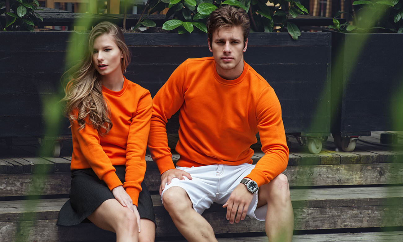 Sweat-Shirts ST-330 Neon Orange Fashion