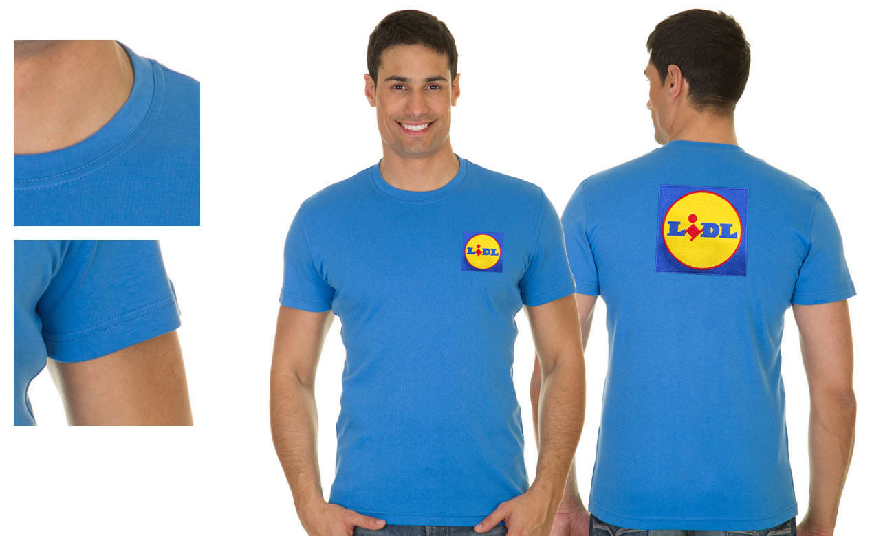 T-Shirts Standard ST-100 Azurblau Herren