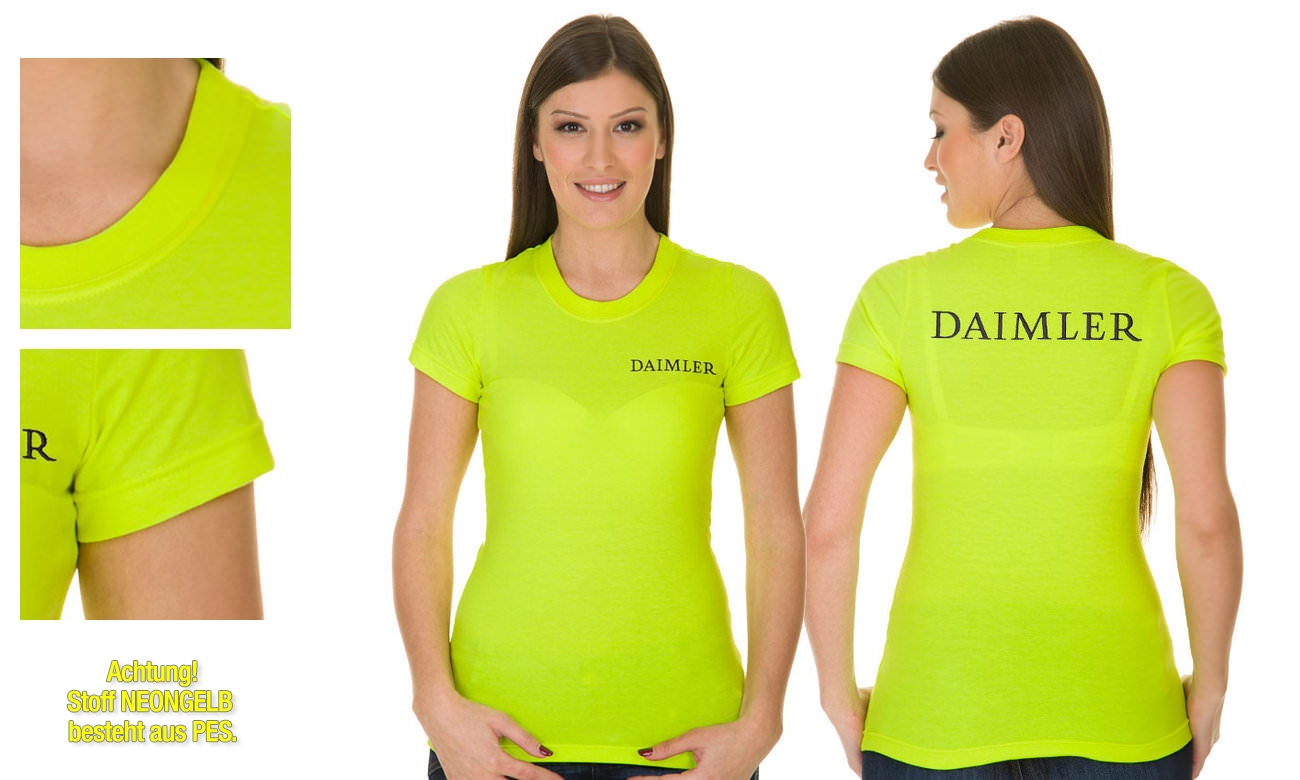 T-Shirts Standard ST-100 Neongelb Damen
