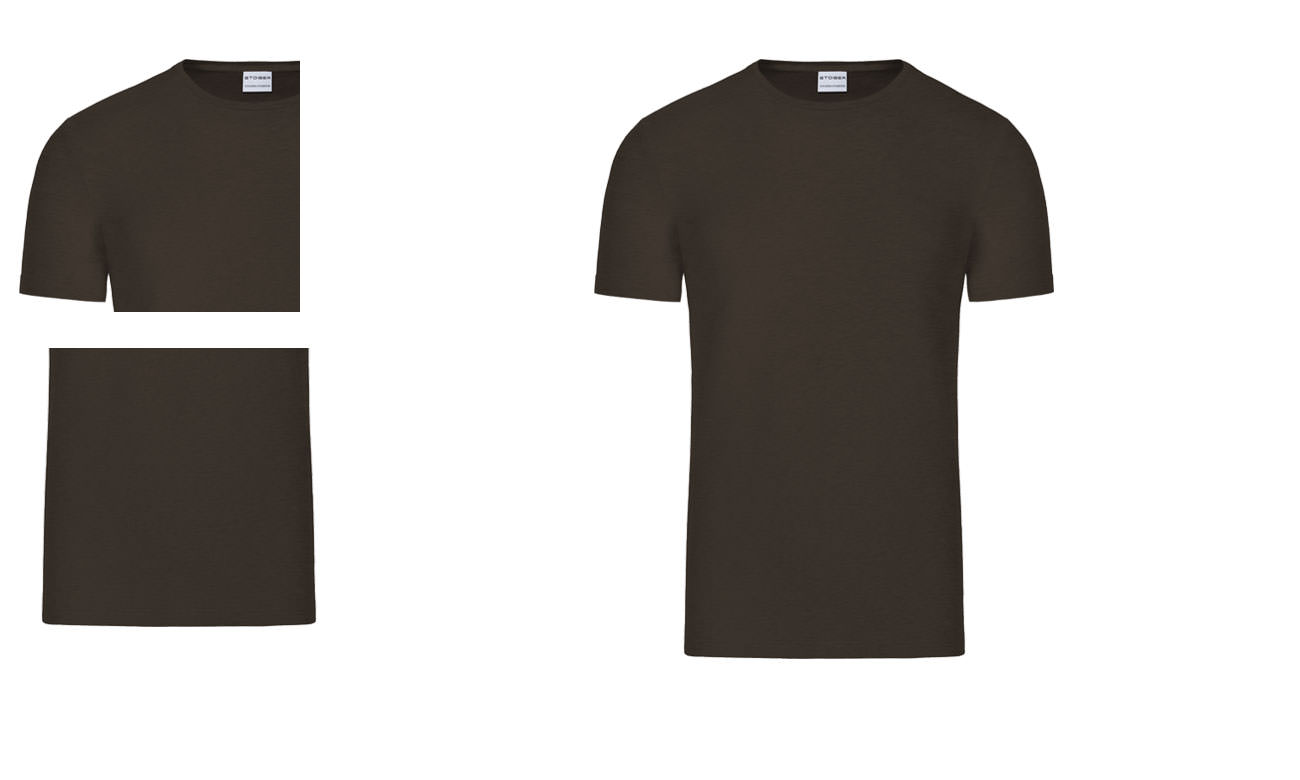 T-Shirts ST-102 Braun Herren