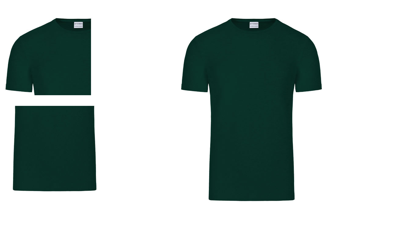 T-Shirts ST-102 Dunkelgrün Herren