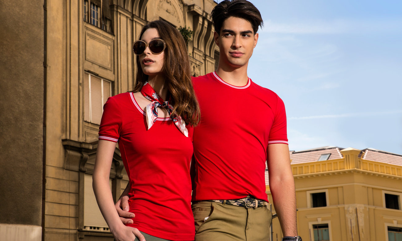 T-Shirts ST-115 Rot Fashion