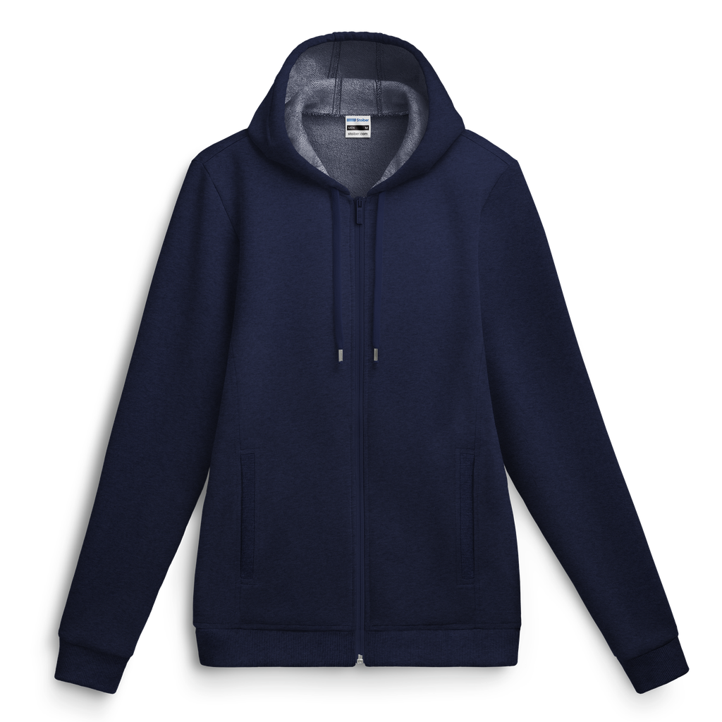 Kapuzen-Sweatjacke meliert # ST-325