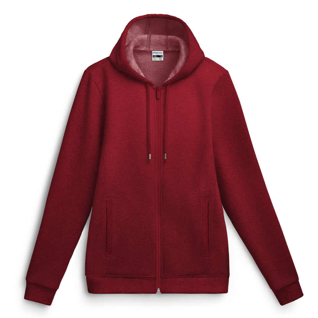 Kapuzen-Sweatjacke meliert # ST-325