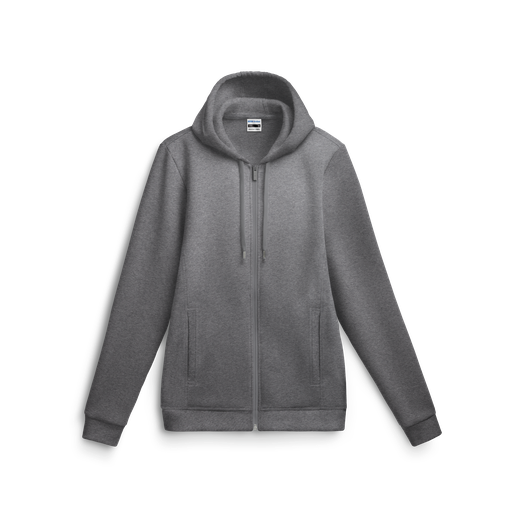Kapuzen-Sweatjacke meliert # ST-365